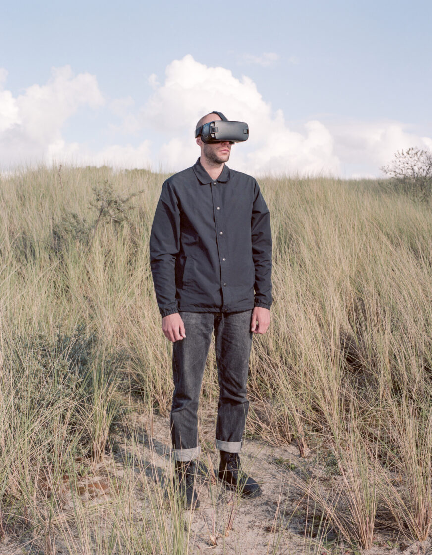 Portrait of Thomas Noceto photographed by Cinzia Romanin in her project Transcendence