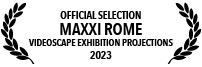 Official selection for screening at Maxxi Rome during the videoscape exhibition in 2023